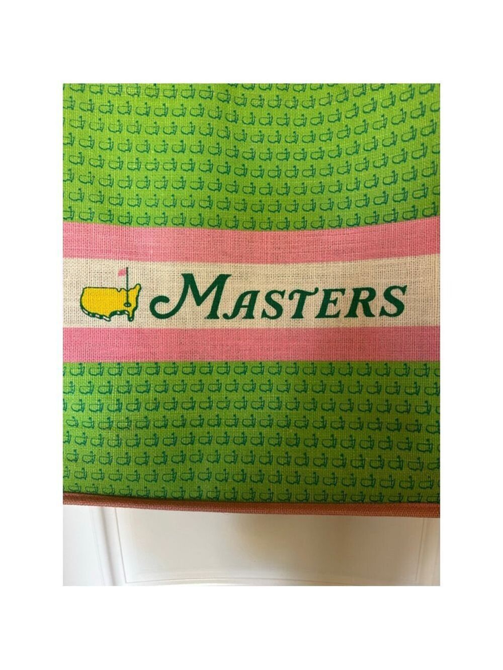 Women's Unbranded Masters Tote Bag, One Size, Green & Pink - Picture 3 of 6
